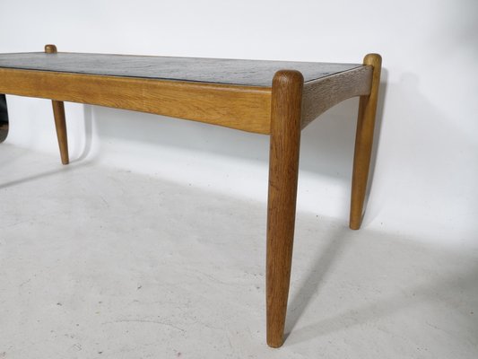 Amiral Coffee Table in Oak with Slate by Eric Merthen, 1960s-LVS-1742394