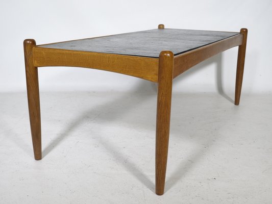 Amiral Coffee Table in Oak with Slate by Eric Merthen, 1960s-LVS-1742394