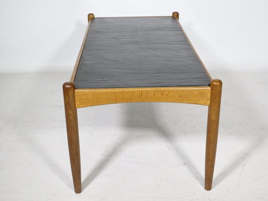 Amiral Coffee Table in Oak with Slate by Eric Merthen, 1960s-LVS-1742394