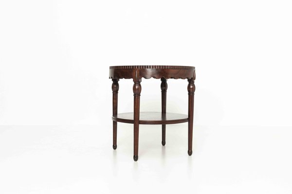 Amsterdam School Mahogany and Coromandel Coffee Table, the Netherlands, 1930s-UQV-1289611