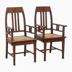 Amsterdamse School Easy Chairs, 1950s, Set of 2-XLH-1779827