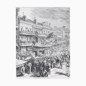 An Election Day in New Orleans - Original Lithograph by H.-T. Hildibrand - 1880 1880-ZCI-758740