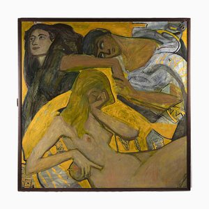 Anastasia Kurakina, Golden Cage: Adam and Eve, Oil Painting, 2005-ZCI-1183838