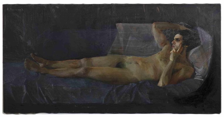 Anastasia Kurakina, Nude Man, Oil Painting, 2012-ZCI-1186812