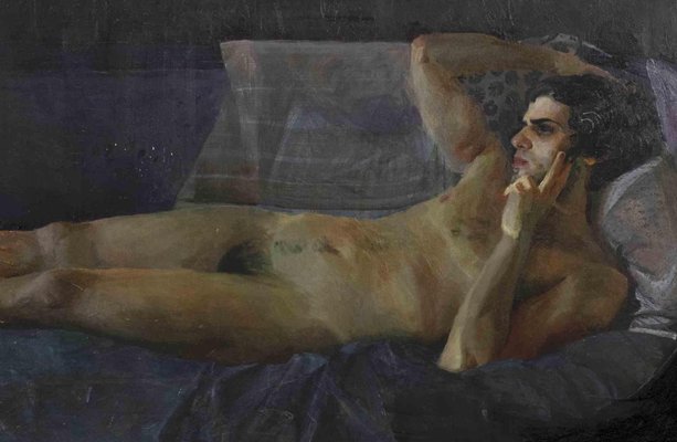 Anastasia Kurakina, Nude Man, Oil Painting, 2012-ZCI-1186812