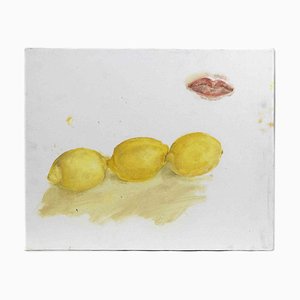 Anastasia Kurakina, Still Life with Lemons, Oil Painting, 2010s-ZCI-1183862