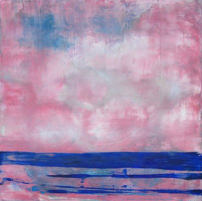 Anatta Lee, Marine Landscape in Pink, 2023, Acrylic on Canvas-QNR-1776069