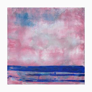 Anatta Lee, Marine Landscape in Pink, 2023, Acrylic on Canvas-QNR-1776069