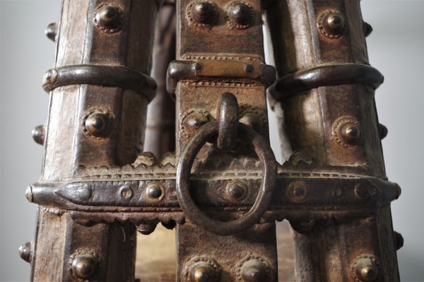 Ancient Shelving in Indian Teak Wood-KNM-1093706