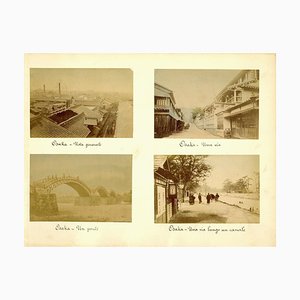 Ancient Views of Osaka - Hand-Colored Albumen Print 1870/1890 1870/1890-ZCI-757126