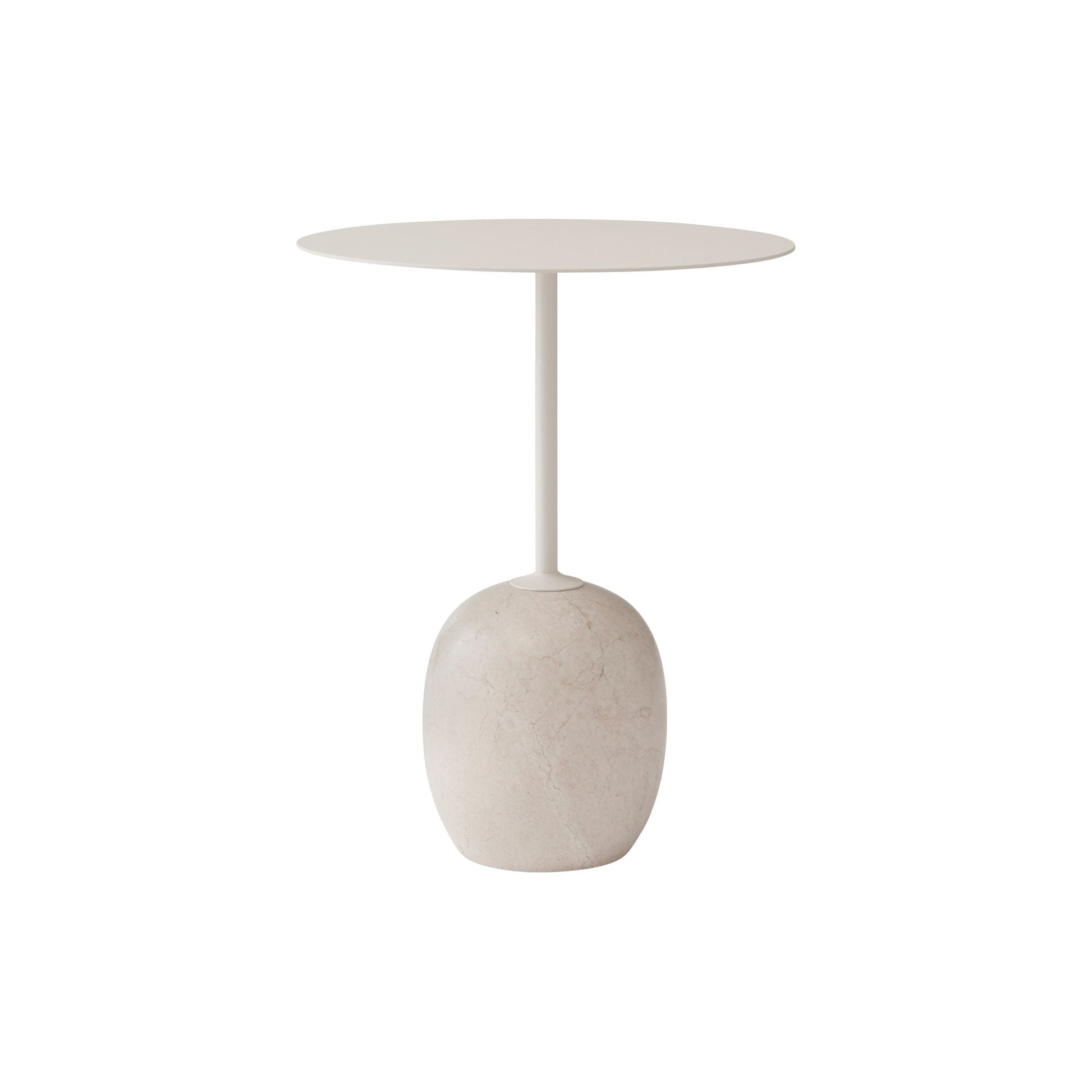 Lato LN8 Coffee Table by &tradition #Ivory White/ Crema Diva Marble