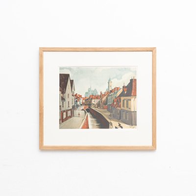 André Derain, Amiens, 1970s, Color Lithograph, Framed-WM-1325479