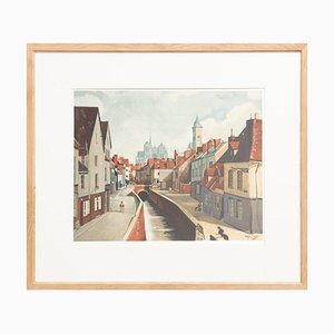 André Derain, Amiens, 1970s, Color Lithograph, Framed-WM-1325479