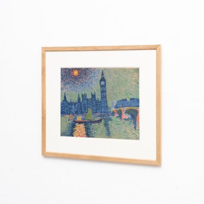 André Derain, Big Ben, 1972, Color Lithograph, Framed-WM-1278665