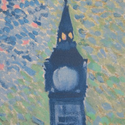 André Derain, Big Ben, 1972, Color Lithograph, Framed-WM-1278665