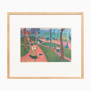 André Derain, Hyde Park, 1972, Color Lithograph, Framed-WM-1256917