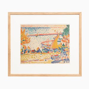 André Derain, Paysage à l'Estaque, 1972, Lithograph, Framed-WM-1192914