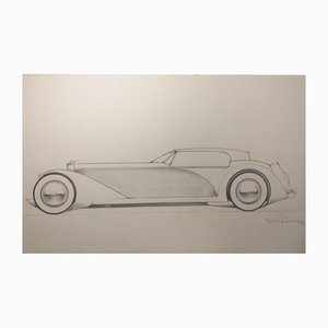 André Ferrand, Grand Coupé 3, 1998, Pencil & Ink-ICD-1345194