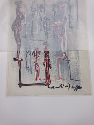 André Masson, At the Museum, Lithograph, 1981-NRC-1449005