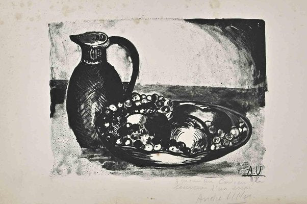 André Utter, Still Life, Original Lithograph, Early 20th Century-ZCI-1394387