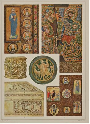 Andrea Alessio, Decorative Motifs: Byzantine Styles, Chromolithograph-ZCI-1760424