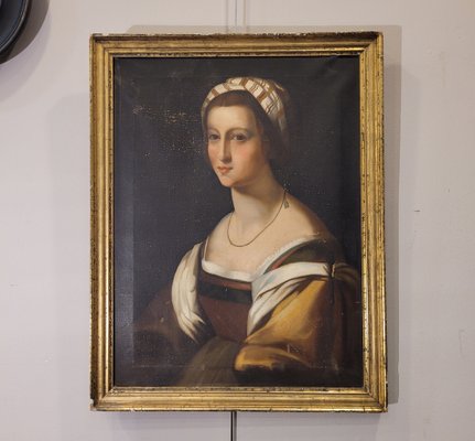 Andrea del Sarto, Ó/L, Portrait of a Woman, 19th Century-NUC-1782515