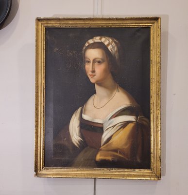 Andrea del Sarto, Ó/L, Portrait of a Woman, 19th Century-NUC-1782515