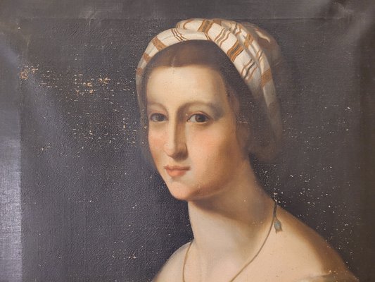 Andrea del Sarto, Ó/L, Portrait of a Woman, 19th Century-NUC-1782515