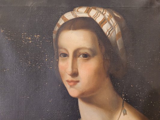 Andrea del Sarto, Ó/L, Portrait of a Woman, 19th Century-NUC-1782515