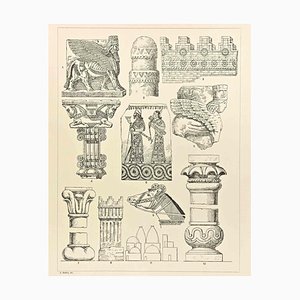 Andrea Mestica, Decorative Motifs: Chaldean-Assyrian, Chromolithograph-ZCI-1760412