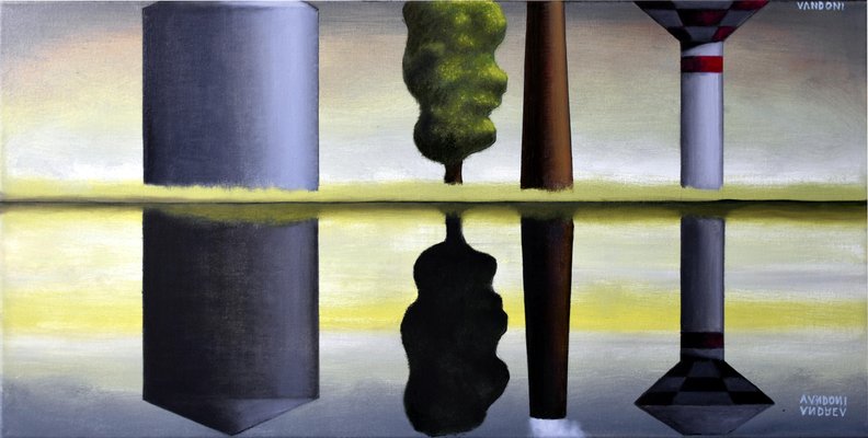 Andrea Vandoni, Complete Only in the Reflection, 2021, Oil on Canvas-CHG-1115534