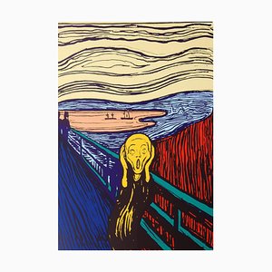 Andy Warhol After Munch, The Scream in Orange, 20th Century, Lithograph-MTD-1400007