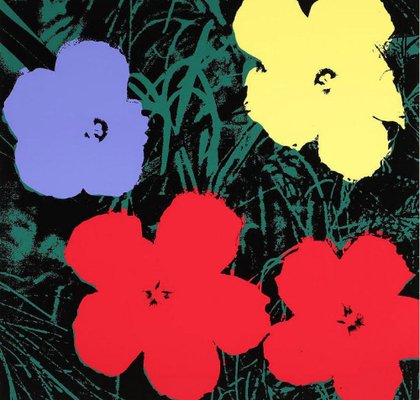 Andy Warhol, Flowers, 20th Century, Silkscreen-MTD-1399996