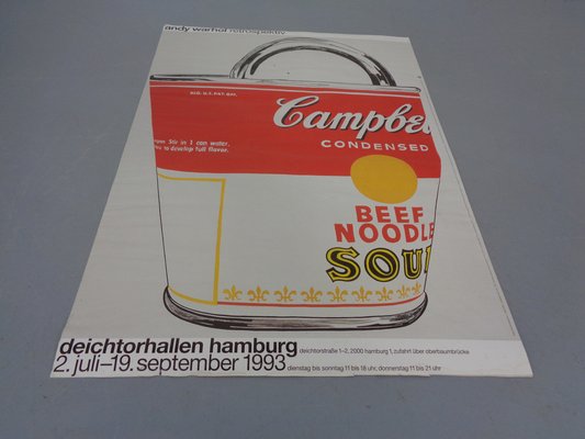 Andy Warhol Retrospective Poster, Hamburg, 1993-RDW-1223429