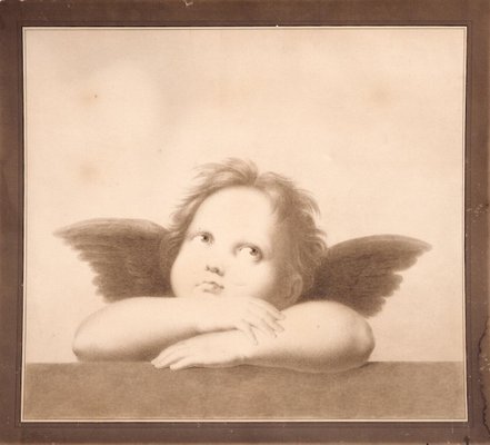 Angels on Paper, 19th Century, Set of 2-SA-1020480