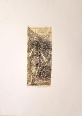 Angels - Original Etching by Angelo Canevari - 1969 1969-ZCI-761997