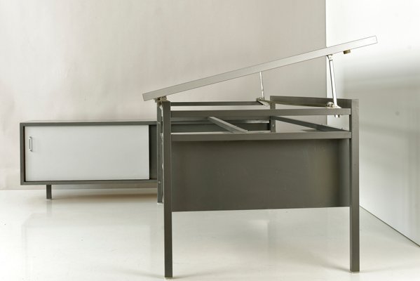 Angled Architect's Desk, Germany, 1960s-LOB-988583