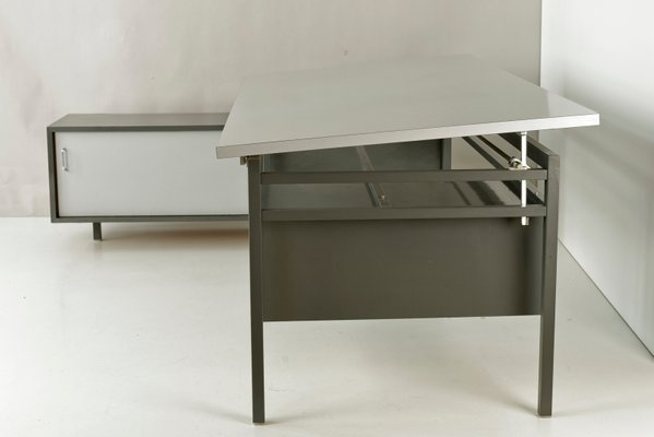 Angled Architect's Desk, Germany, 1960s-LOB-988583