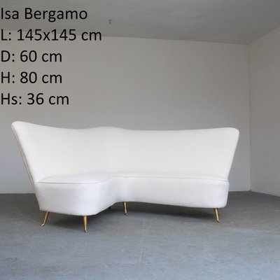 Angular Sofa by Isa Bergamo, 1950s-SXX-1168254