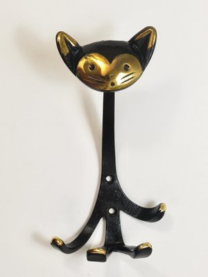 Animal Wall Hook attributed to Walter Bosse for Herta Baller, Austria, 1950s-MWV-1738505