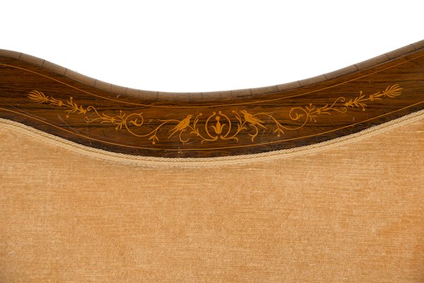 Anique French Sofa in Exotic Wood and Maple, 1800s-KKK-1398201