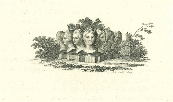 Anker Smith, Heads of Women, Original Etching, 1810-ZCI-1164254