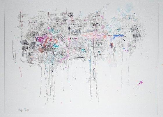 Anna Kazmina, Various States N2, 2022, Acrylic, Pigments & Watercolor on Canvas-CHG-2030453