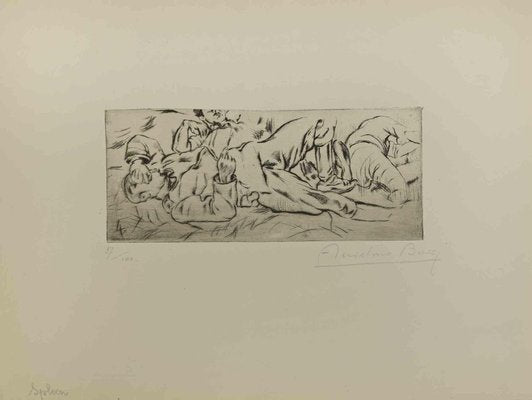 Anselmo Bucci, Manfredi, 1917, Etching and Drypoint-ZCI-1781758