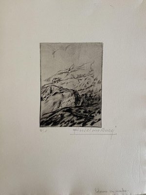 Anselmo Bucci, Militant, 1917, Etching-ZCI-829417