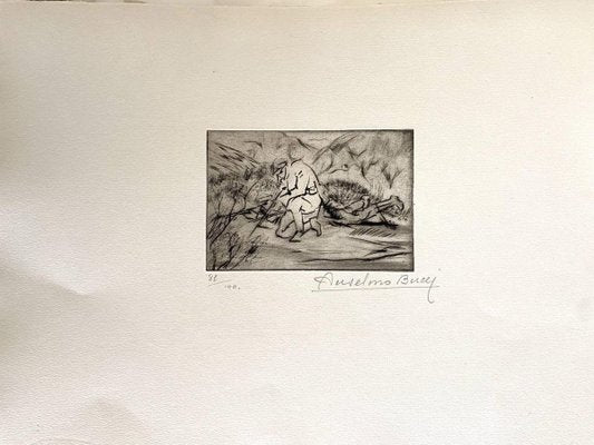 Anselmo Bucci, Militant, 1917, Etching-ZCI-829402