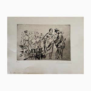 Anselmo Bucci - Militant - Original Etching - 1917-ZCI-827000