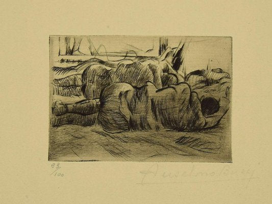 Anselmo Bucci, Military, Etching, 1917-ZCI-871524