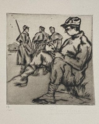 Anselmo Bucci, Military, Etching, 1917-ZCI-802983