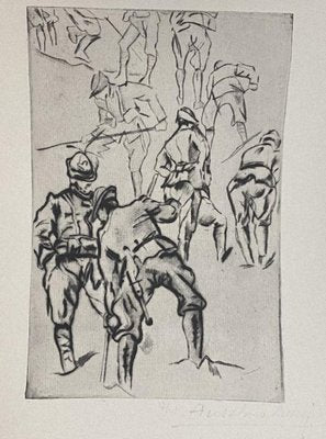 Anselmo Bucci, Military, Etching, 1917-ZCI-802968